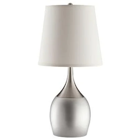 Modern Table Lamp with Color Block Style Base